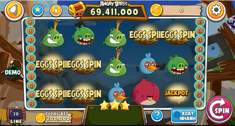 Chú ý đến các biểu tượng trong game để nhận thưởng giá trị