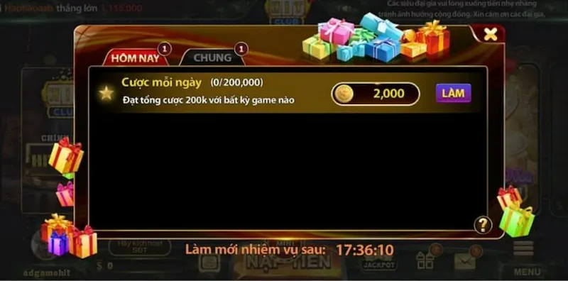 Sự kiện khuyến mãi liên tục được áp dụng tại Hitclub